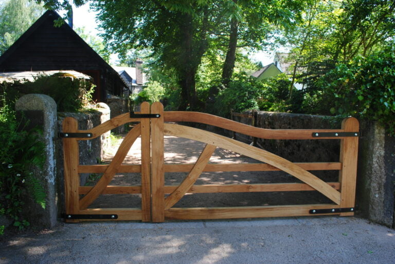 bespoke oak gate