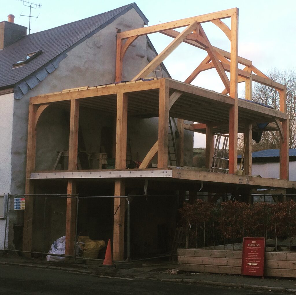 Timber frame complete